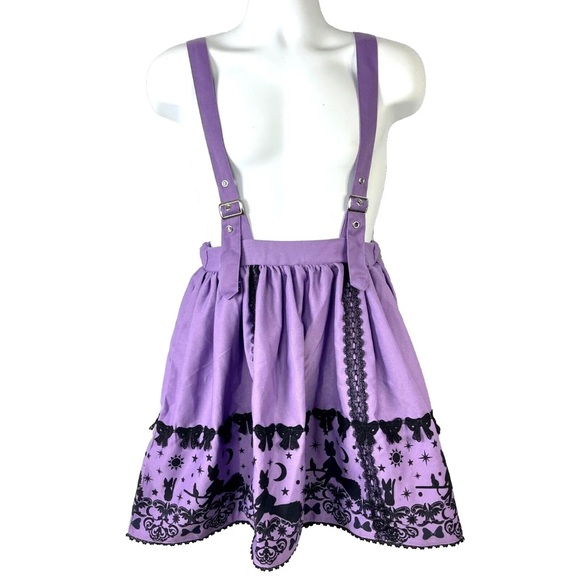 Her Universe Studio Ghibli Kiki's Delivery Service Purple Suspender Skirt xl - Picture 4 of 13